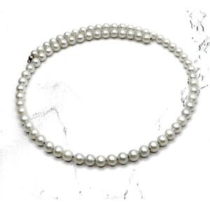 Pearl Memory Wire Bracelet 3.5mm Beaded Wrap Bracelet Classic‎